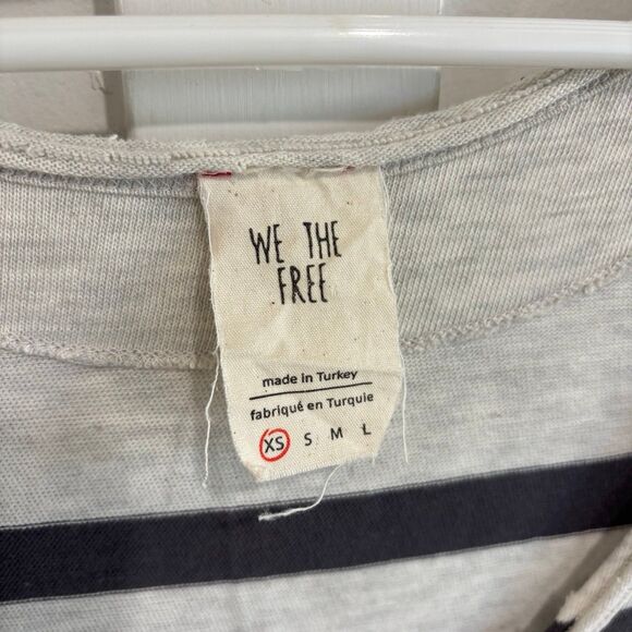 Free People We The Free Women's Upstate Striped Long Sleeve Dolman Tee Size XS - Picture 6 of 8